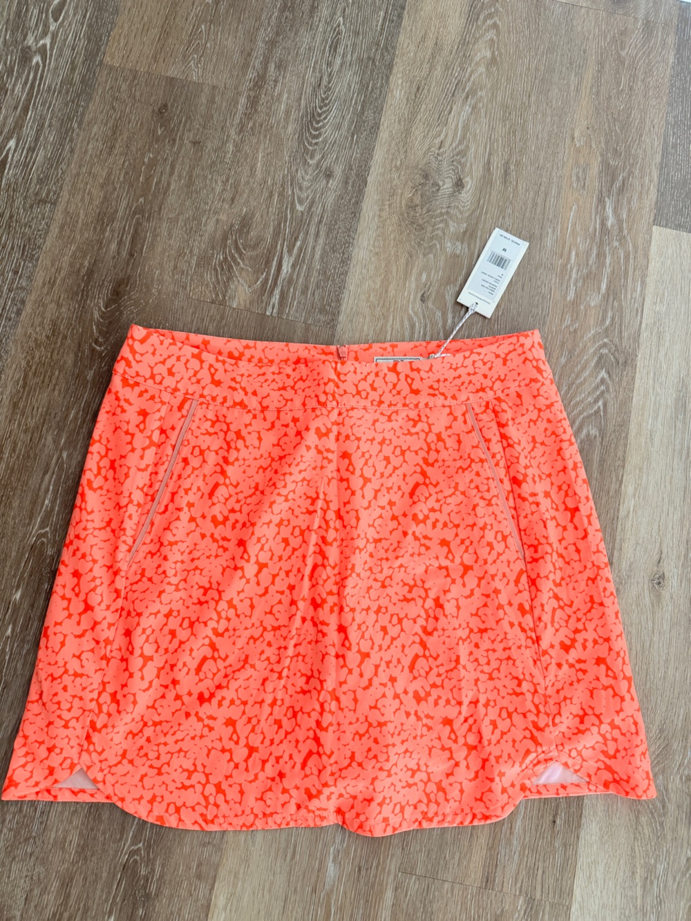 Vineyard Vines Fiery Coral Printed Skort